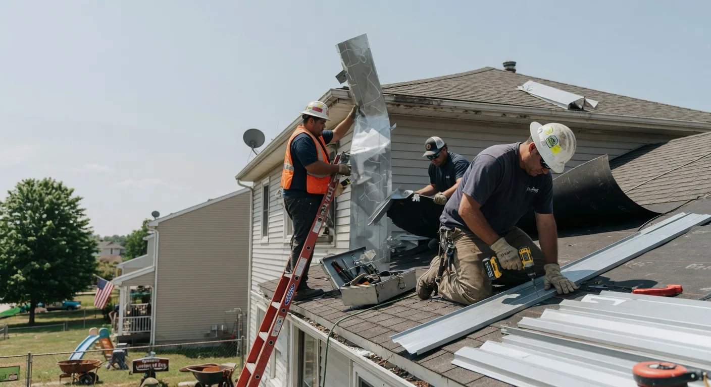 Storm Damage Metal Roof Repair in Salina, OK